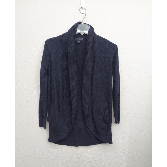 Barefoot Dreams Sweaters - Barefoot Dreams Cardigan Womens Medium Blue Cozychic Lite Open Front Soft